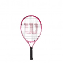 Wilson Kinder-Tennisschläger Burn Pink 21in (4-7 Jahre) - besaitet -